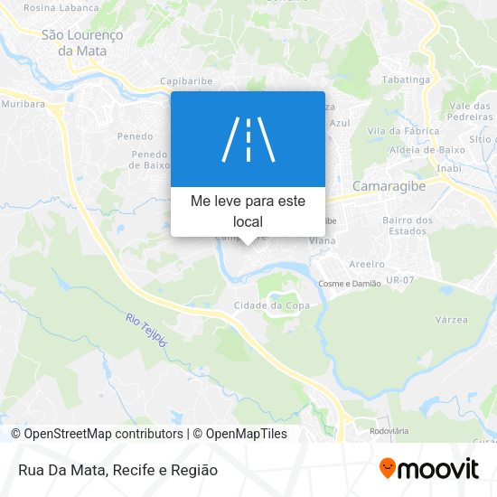Rua Da Mata mapa