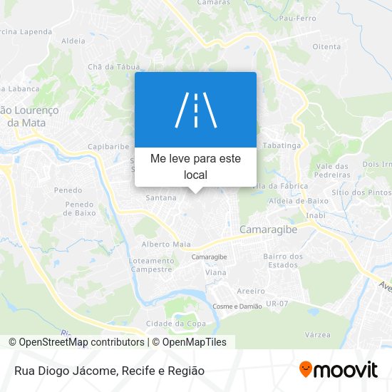 Rua Diogo Jácome mapa