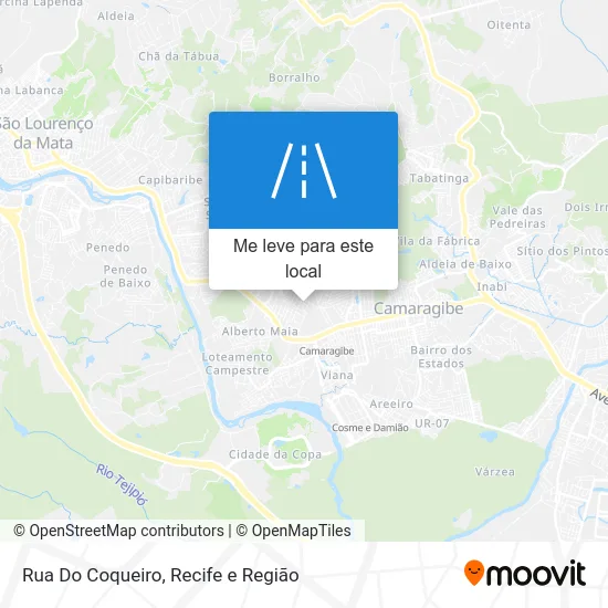 Rua Do Coqueiro mapa