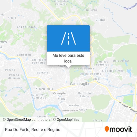 Rua Do Forte mapa