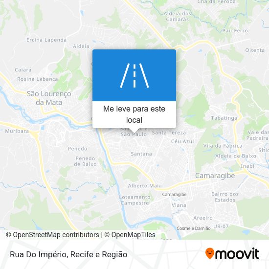 Rua Do Império mapa