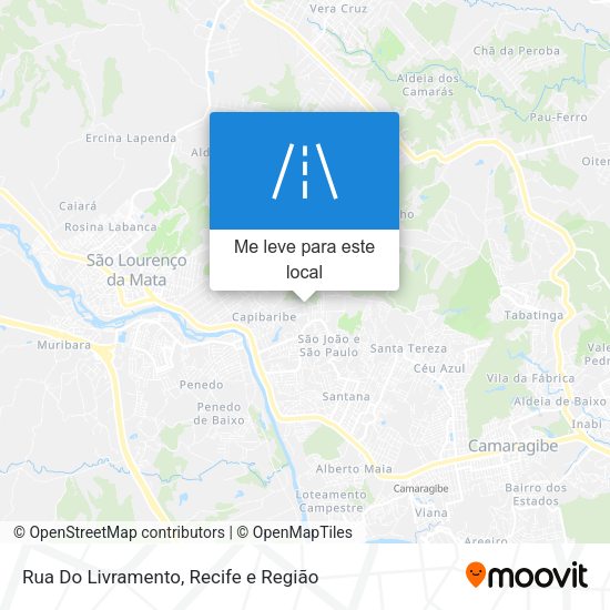 Rua Do Livramento mapa