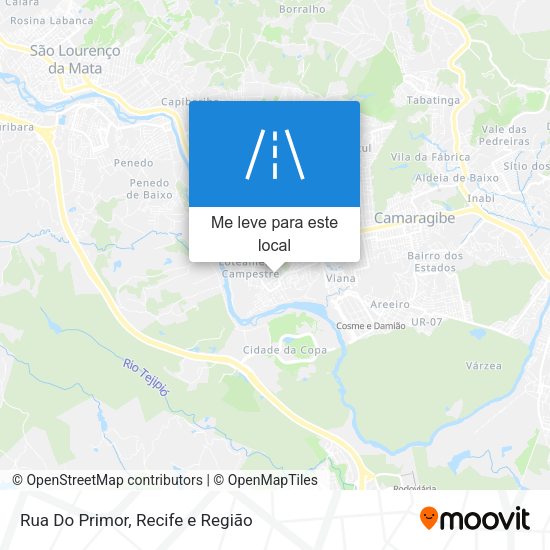 Rua Do Primor mapa