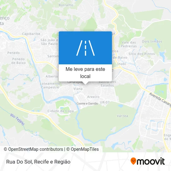 Rua Do Sol mapa