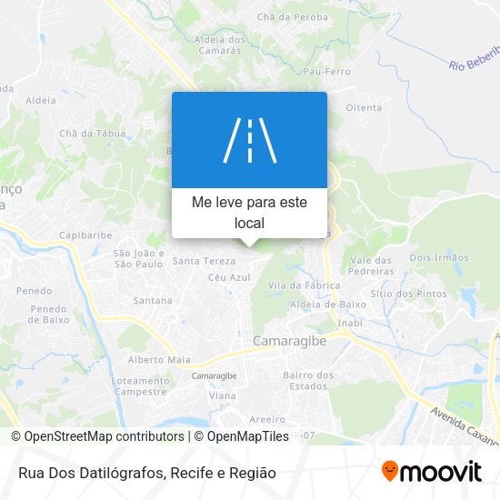 Rua Dos Datilógrafos mapa