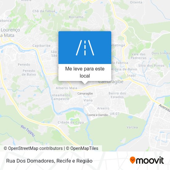 Rua Dos Domadores mapa