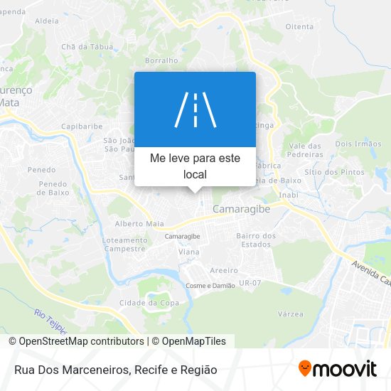 Rua Dos Marceneiros mapa
