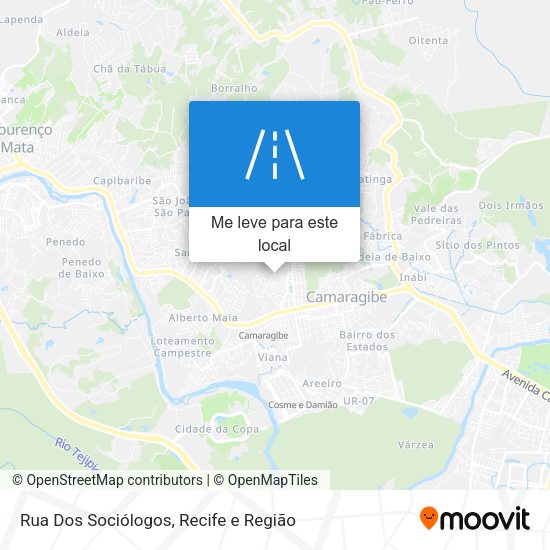 Rua Dos Sociólogos mapa