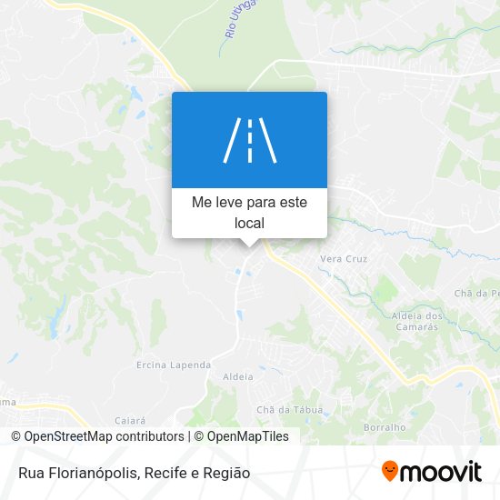 Rua Florianópolis mapa