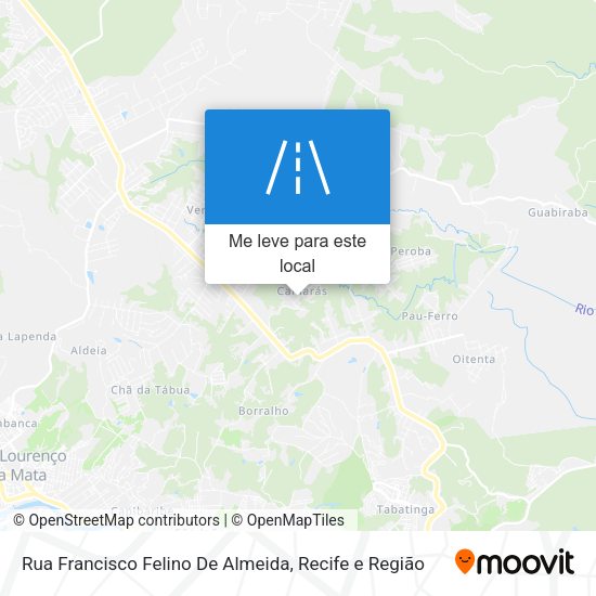 Rua Francisco Felino De Almeida mapa