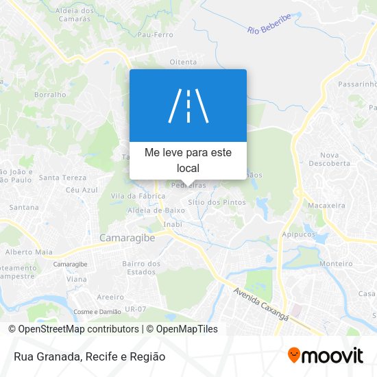 Rua Granada mapa