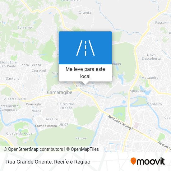 Rua Grande Oriente mapa