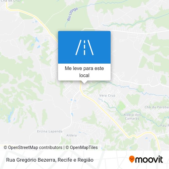 Rua Gregório Bezerra mapa