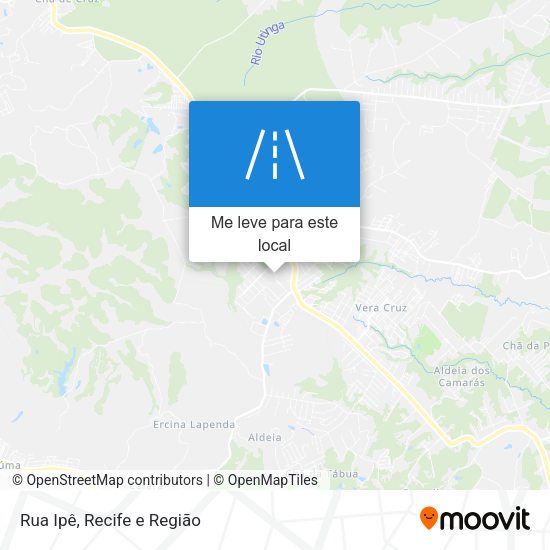 Rua Ipê mapa
