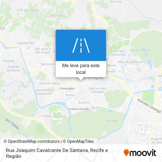 Rua Joaquim Cavalcante De Santana mapa