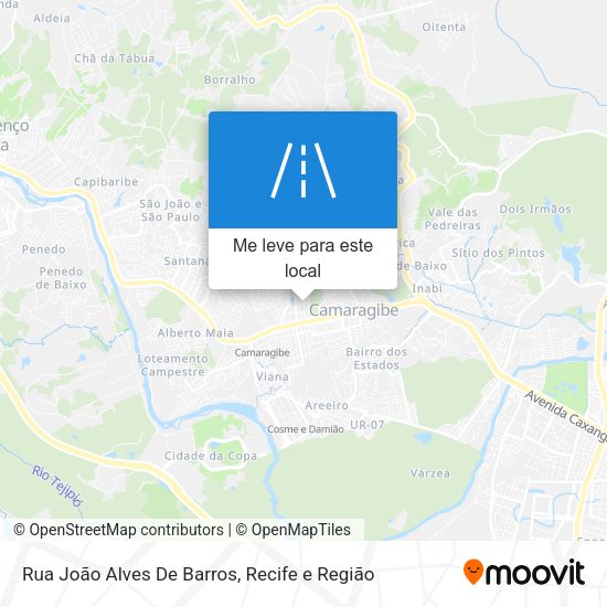 Rua João Alves De Barros mapa
