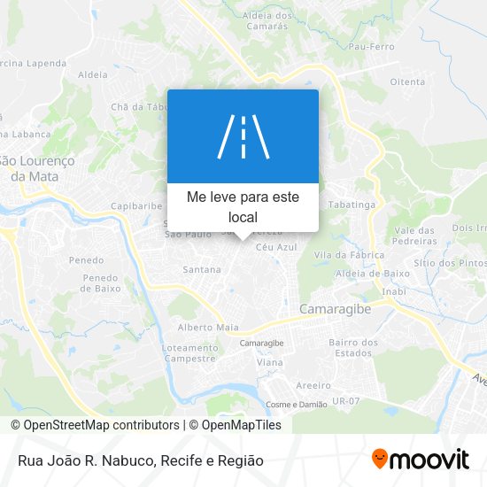 Rua João R. Nabuco mapa