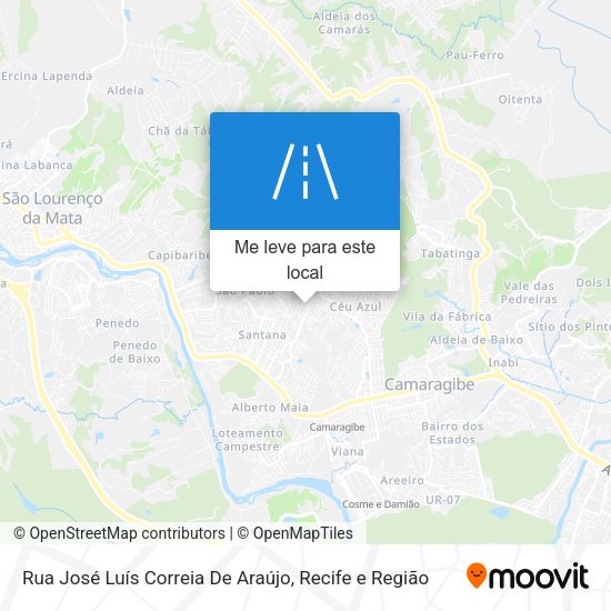 Rua José Luís Correia De Araújo mapa