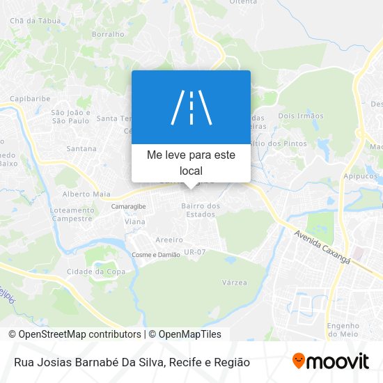 Rua Josias Barnabé Da Silva mapa