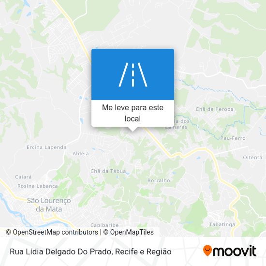 Rua Lídia Delgado Do Prado mapa