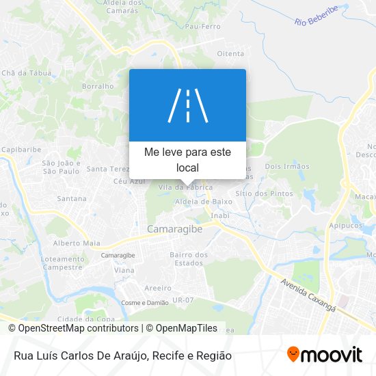 Rua Luís Carlos De Araújo mapa