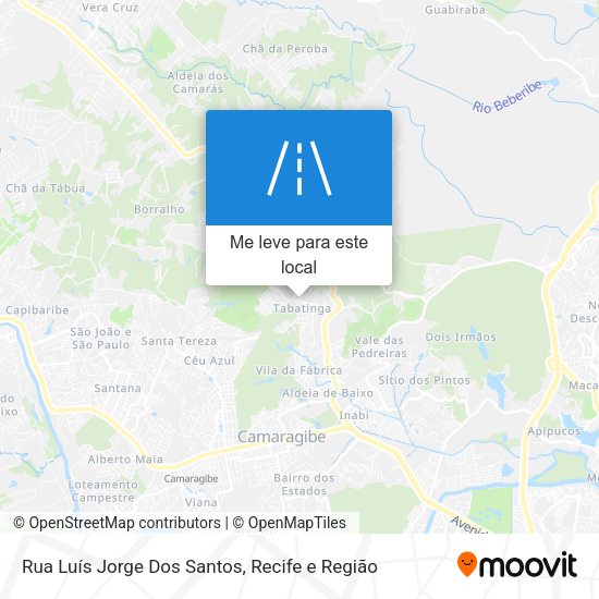 Rua Luís Jorge Dos Santos mapa