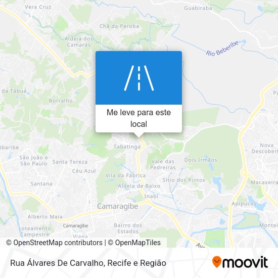 Rua Álvares De Carvalho mapa