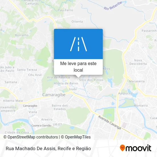 Rua Machado De Assis mapa