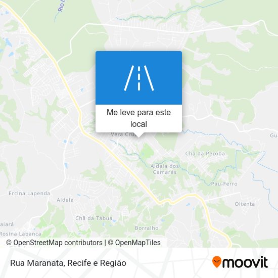 Rua Maranata mapa