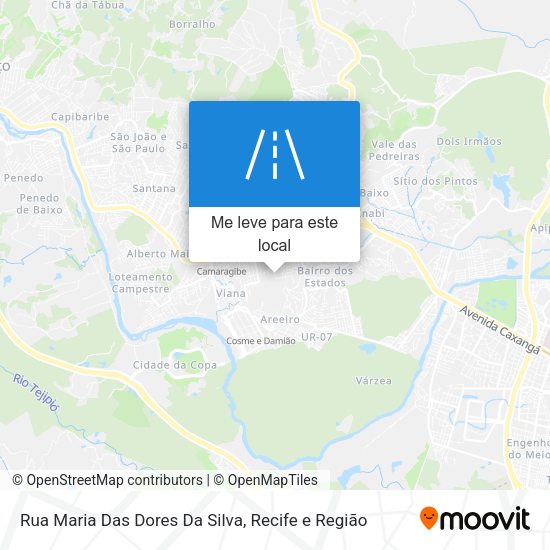Rua Maria Das Dores Da Silva mapa