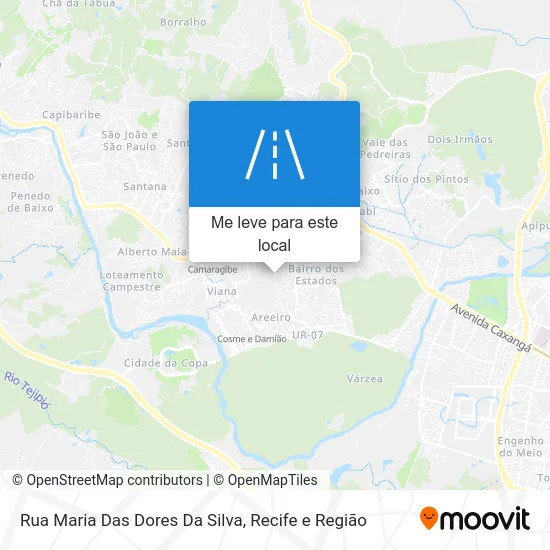 Rua Maria Das Dores Da Silva mapa