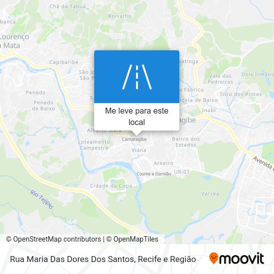 Rua Maria Das Dores Dos Santos mapa
