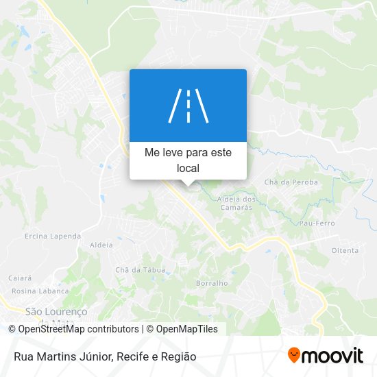 Rua Martins Júnior mapa
