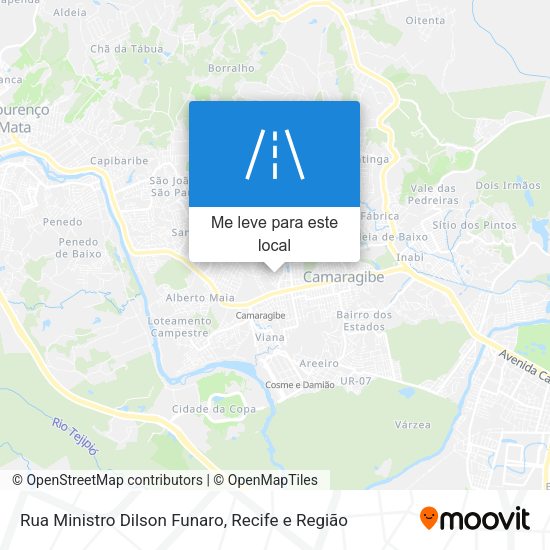 Rua Ministro Dilson Funaro mapa