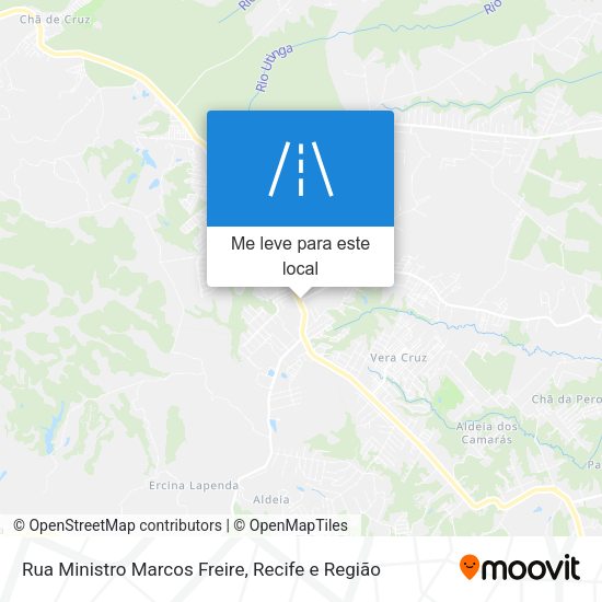 Rua Ministro Marcos Freire mapa