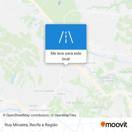 Rua Mirueira mapa