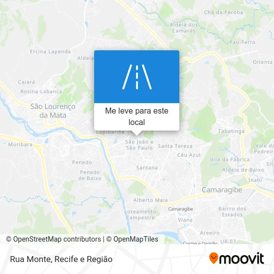 Rua Monte mapa