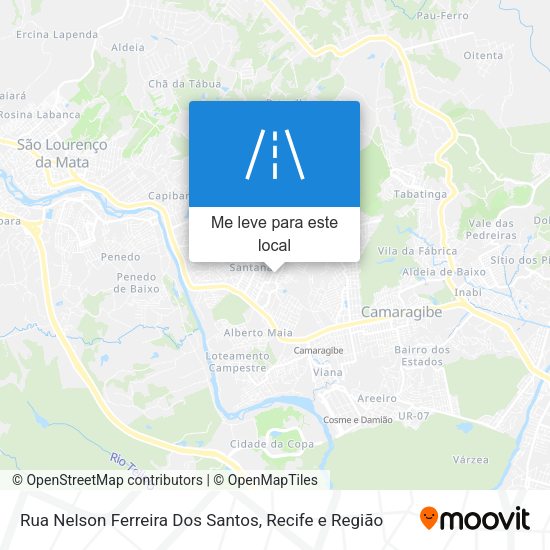 Rua Nelson Ferreira Dos Santos mapa