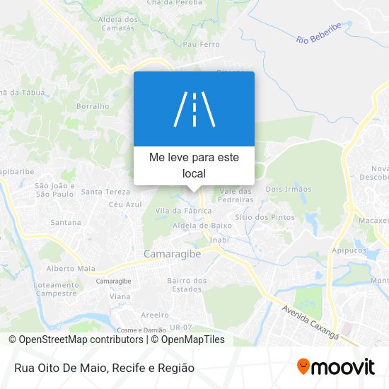 Rua Oito De Maio mapa