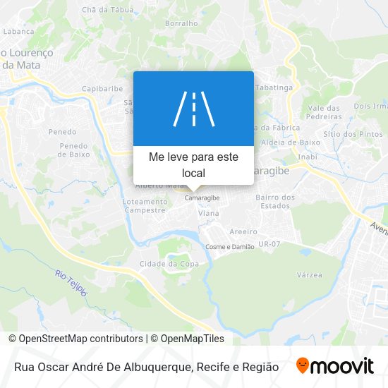 Rua Oscar André De Albuquerque mapa