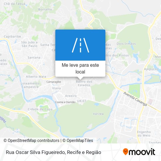 Rua Oscar Silva Figueiredo mapa