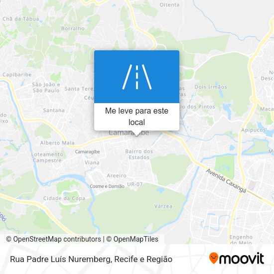 Rua Padre Luís Nuremberg mapa