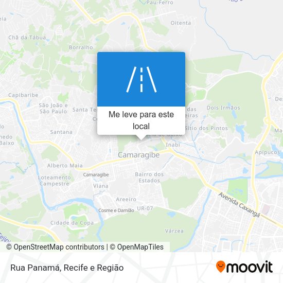 Rua Panamá mapa