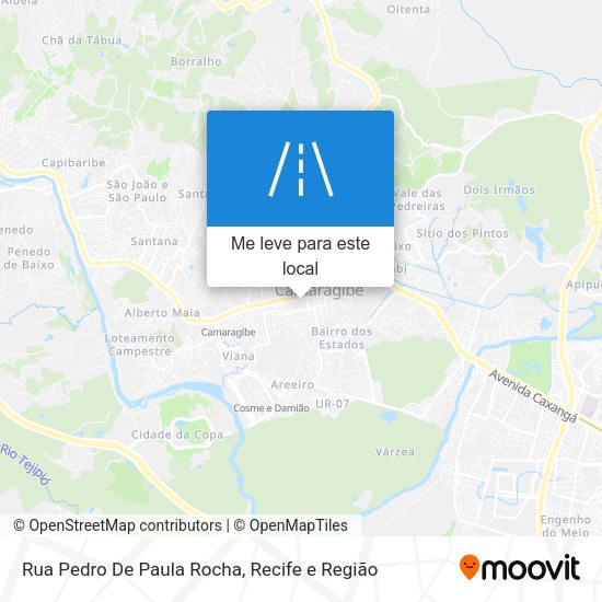 Rua Pedro De Paula Rocha mapa
