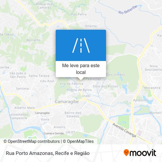 Rua Porto Amazonas mapa