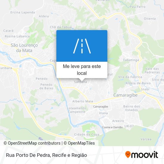 Rua Porto De Pedra mapa