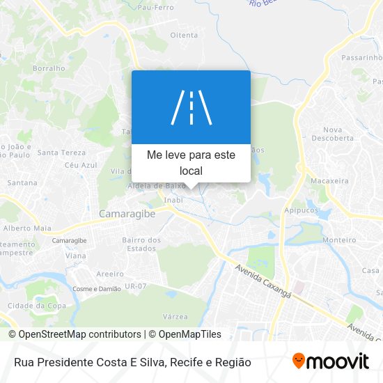 Rua Presidente Costa E Silva mapa