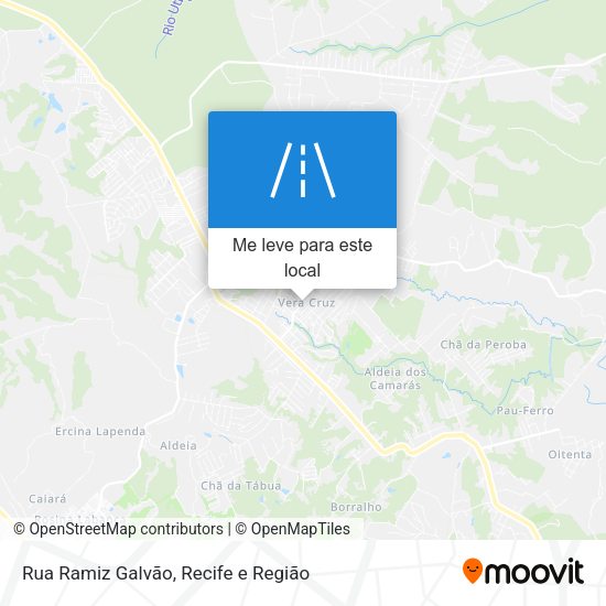Rua Ramiz Galvão mapa