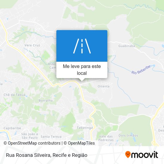 Rua Rosana Silveira mapa