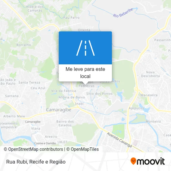 Rua Rubi mapa